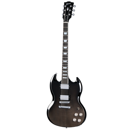 Gibson SG Modern Electric Guitar - Trans Black Fade with Hardshell Case