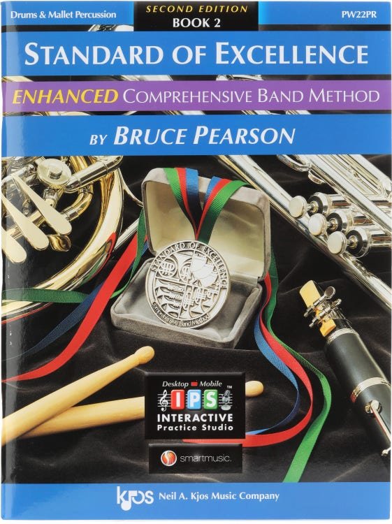 Standard of Excellence: Drums & Mallet Percussion - Enhanced Book 2