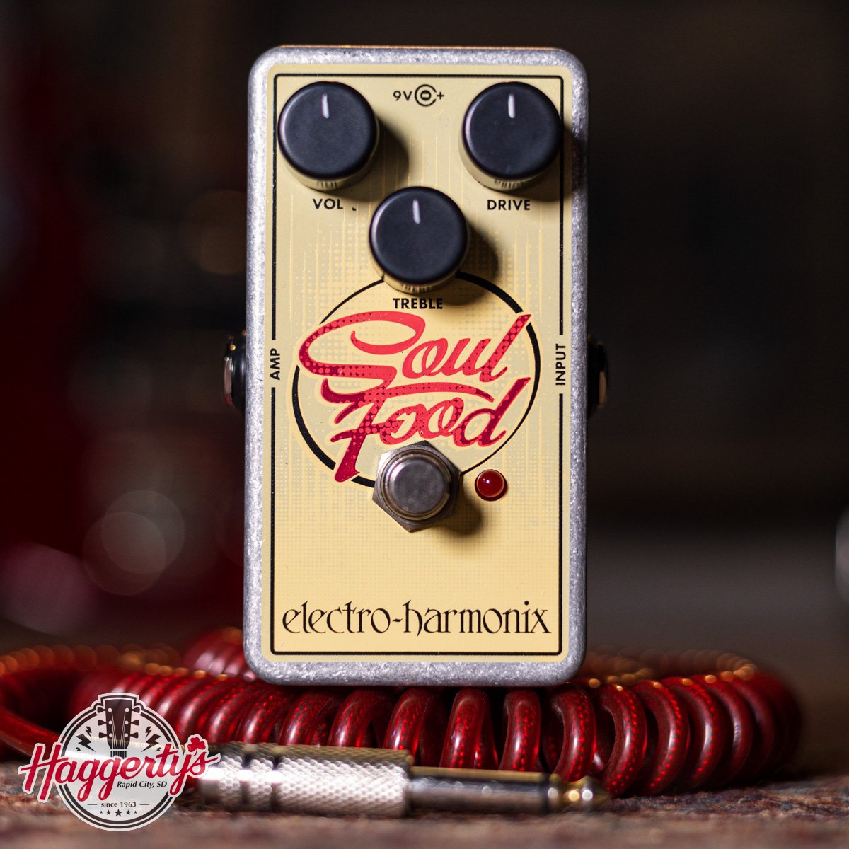 Electro-Harmonix Soul Food Overdrive Guitar Effects Pedal