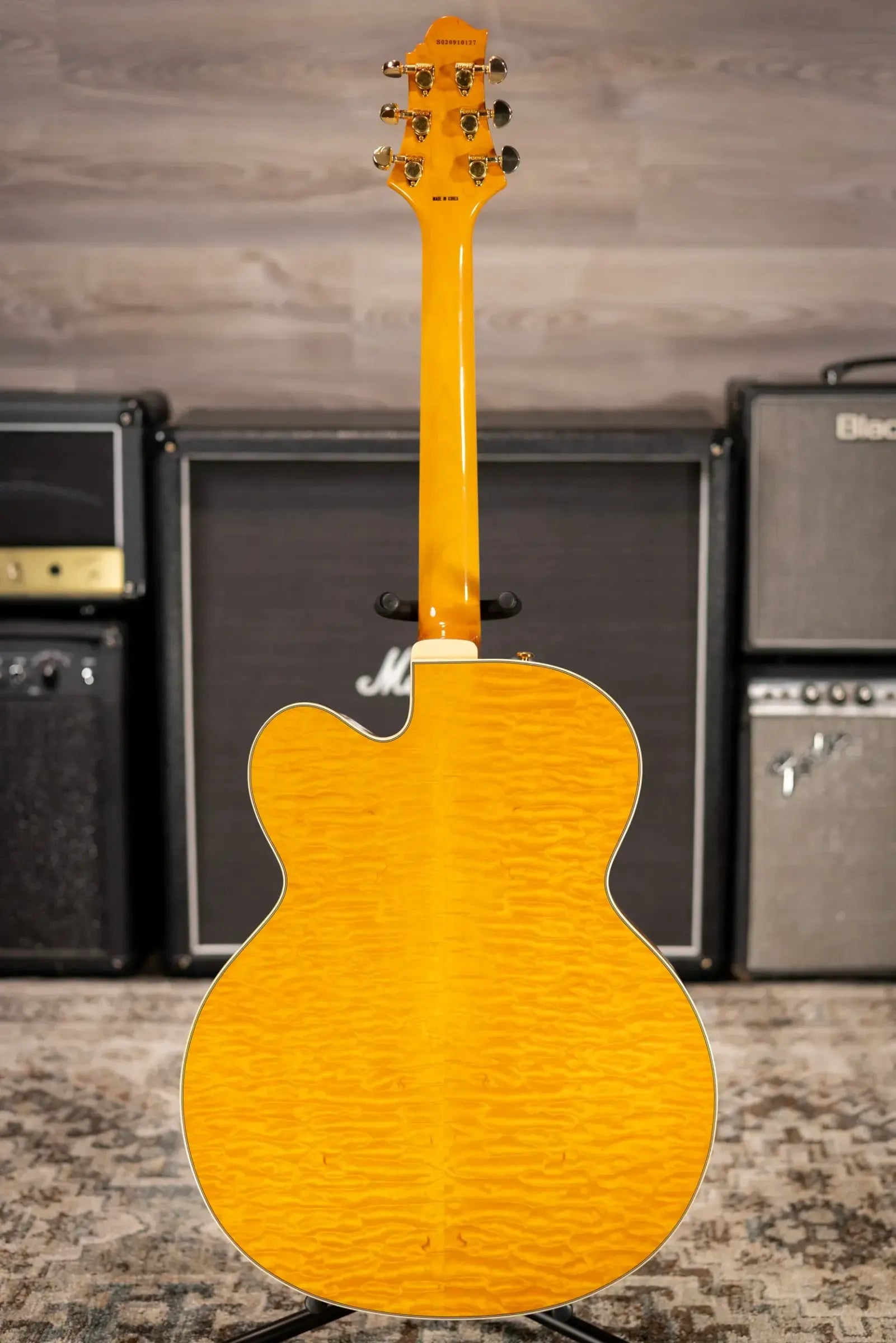 Samick Greg Bennett Design Lasalle JZ-2 Hollowbody Electric Guitar - Blonde with Hardshell Case - Used