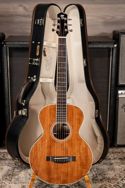 Santa Cruz Firefly Parlor Acoustic/Electric Guitar - Sinker Redwood/Indian Rosewood with Hardshell Case