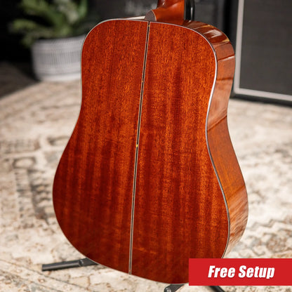 Santa Cruz D-Law Acoustic Guitar - Italian Spruce/Mahogany with Hardshell Case