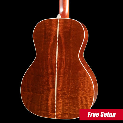 Santa Cruz H13 42 Style Acoustic Guitar - Orcas Island Cedar/Waterfall Bubinga with Hardshell Case