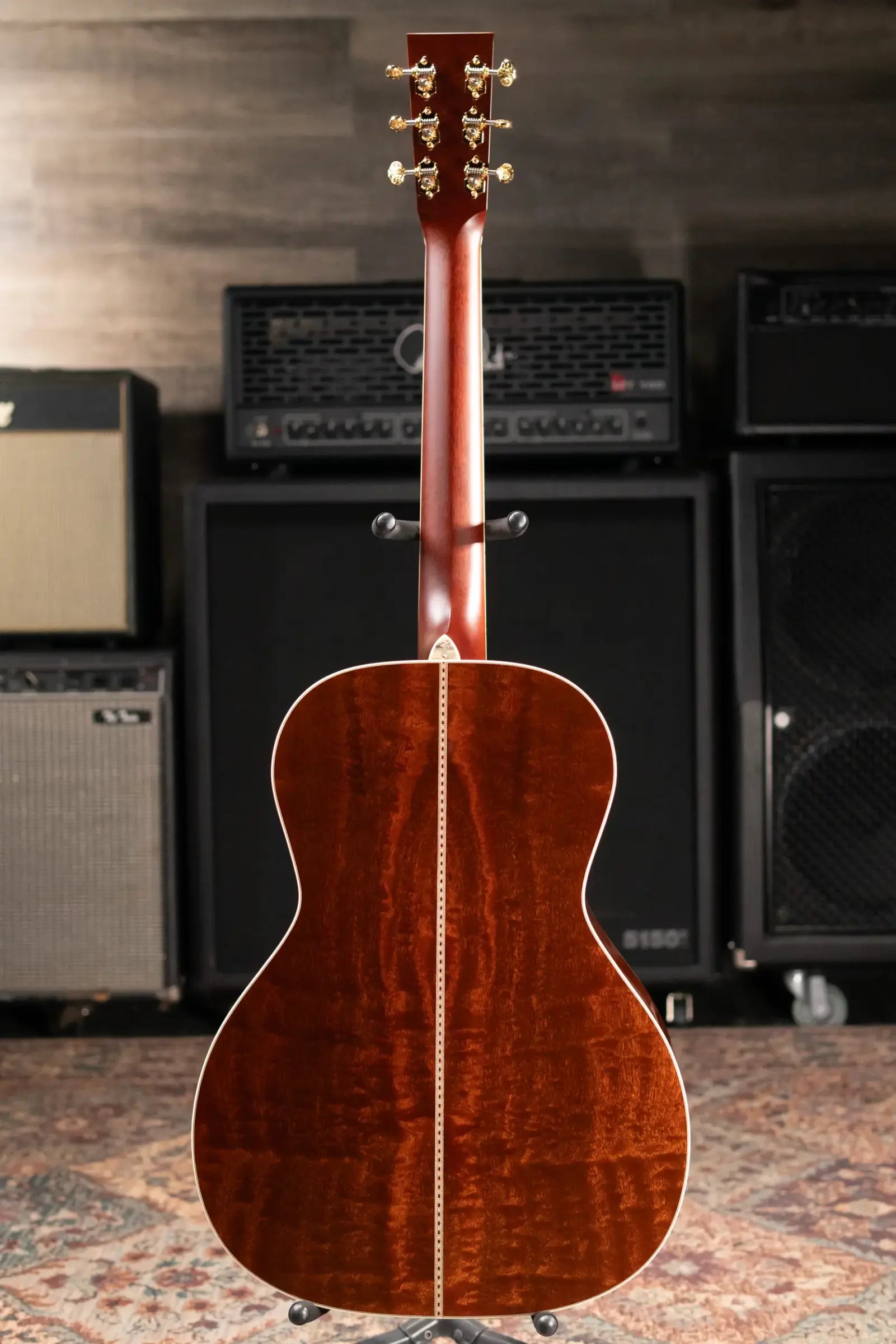 Santa Cruz H13 42 Style Acoustic Guitar - Orcas Island Cedar/Waterfall Bubinga with Hardshell Case