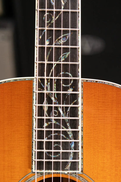 Santa Cruz H13 42 Style Acoustic Guitar - Orcas Island Cedar/Waterfall Bubinga with Hardshell Case