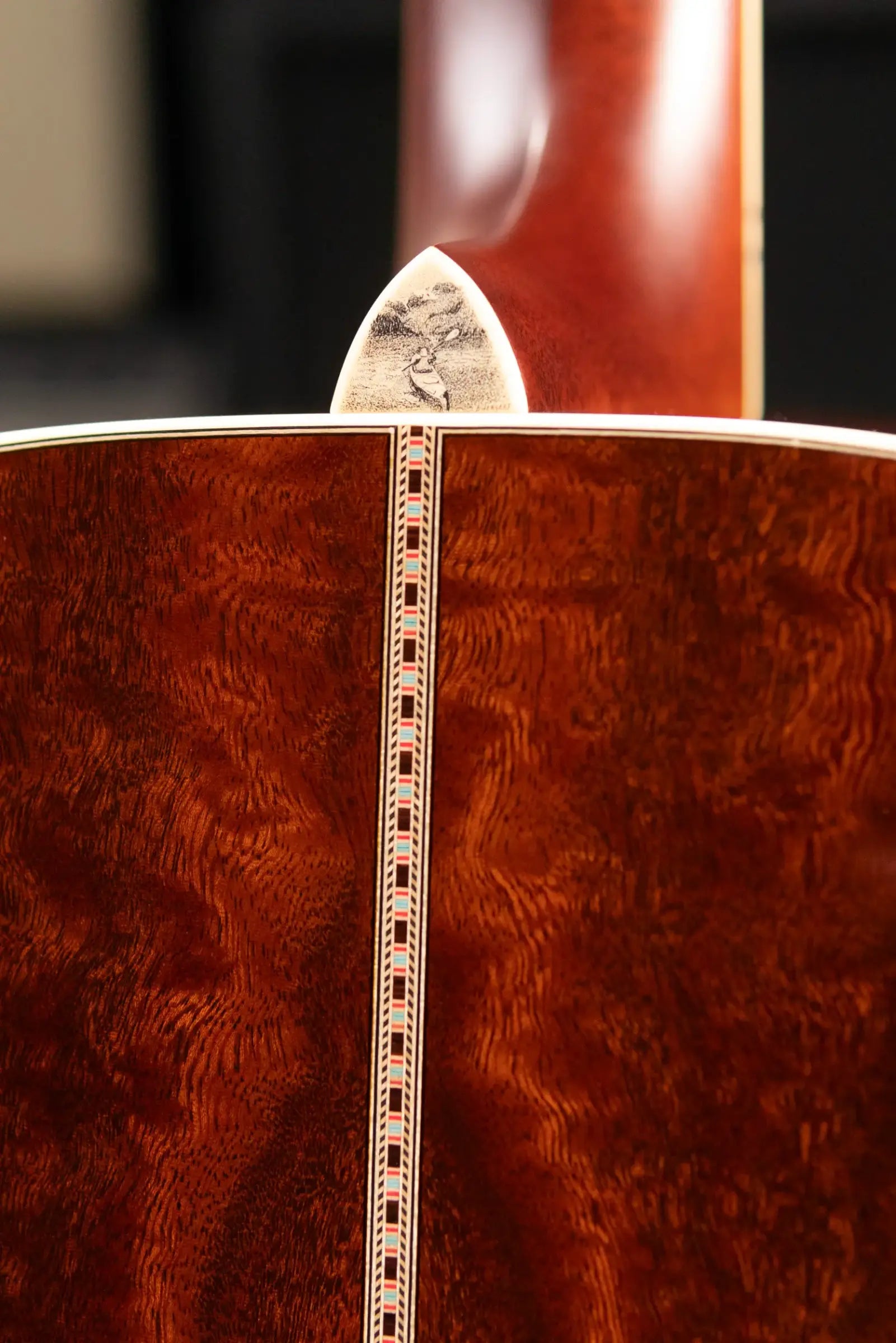 Santa Cruz H13 42 Style Acoustic Guitar - Orcas Island Cedar/Waterfall Bubinga with Hardshell Case