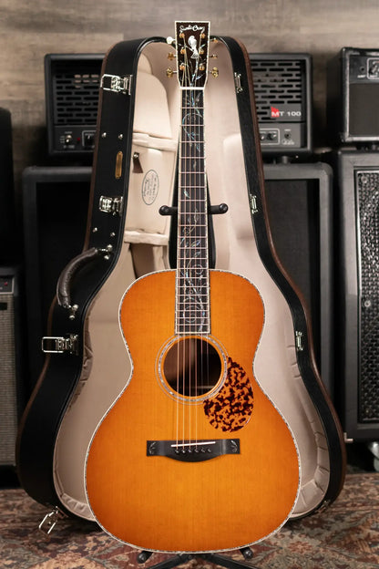 Santa Cruz H13 42 Style Acoustic Guitar - Orcas Island Cedar/Waterfall Bubinga with Hardshell Case