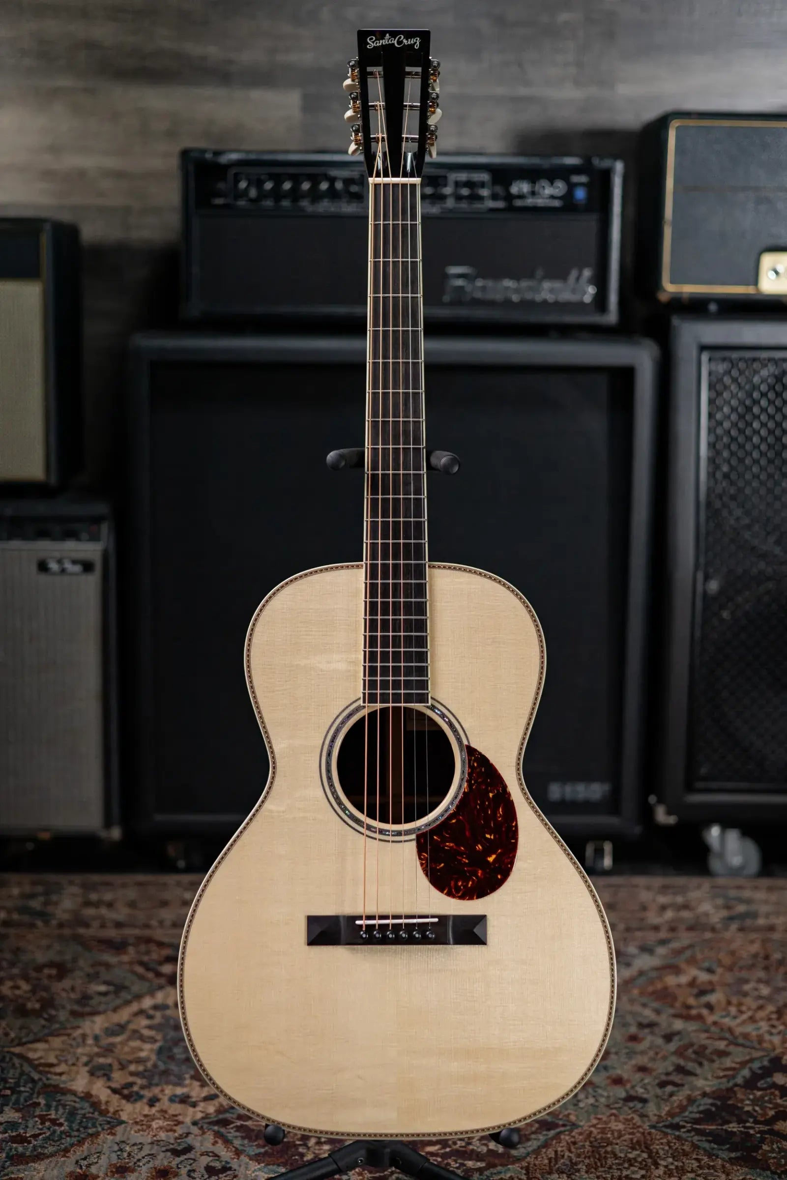 Santa Cruz H13 Acoustic Guitar - Bearclaw German Spruce/African Blackwood with Hardshell Case