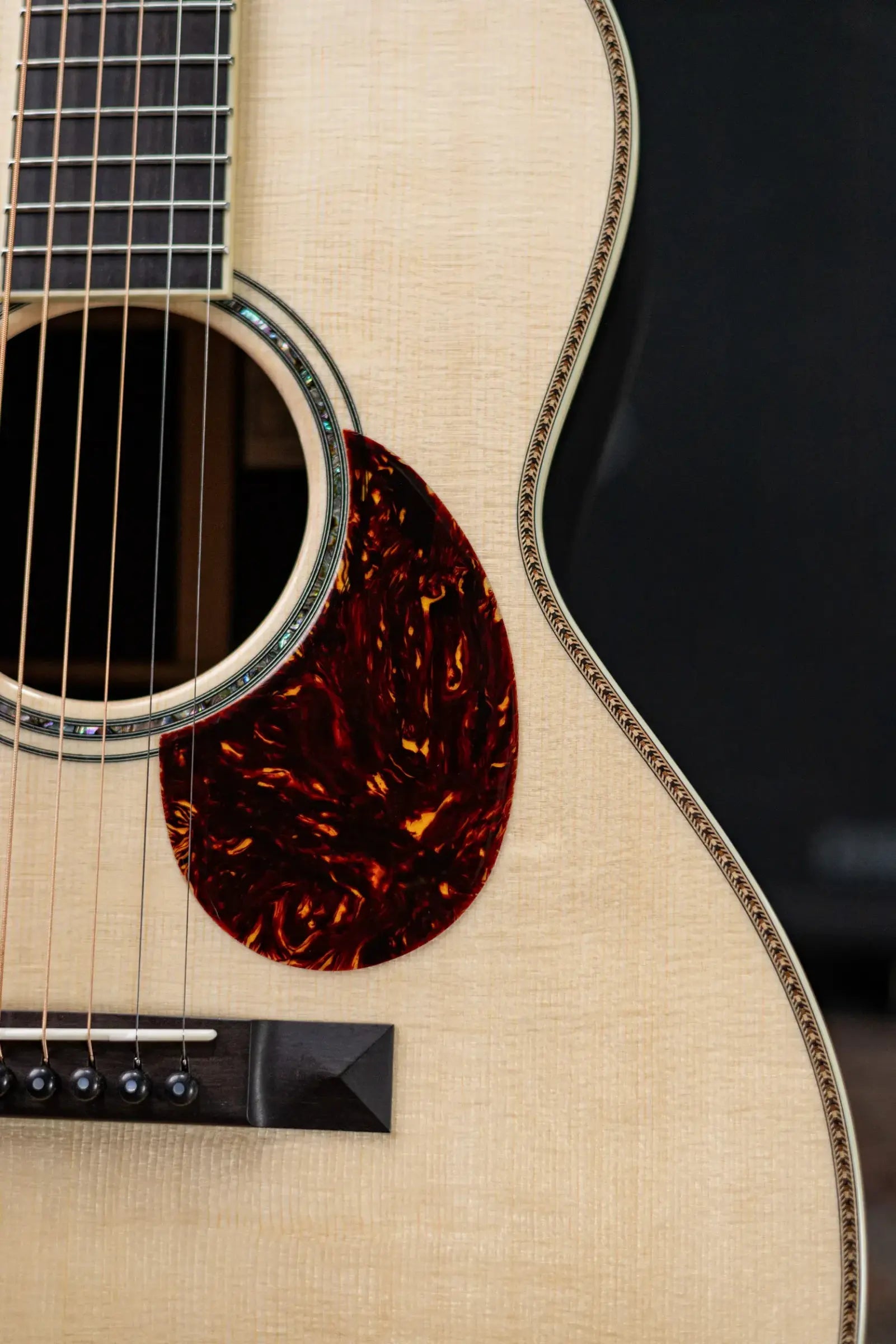 Santa Cruz H13 Acoustic Guitar - Bearclaw German Spruce/African Blackwood with Hardshell Case