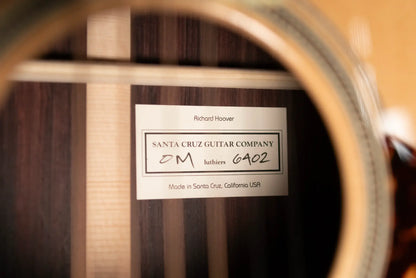 Santa Cruz OM Acoustic Guitar - Sitka Spruce/Indian Rosewood with Hardshell Case