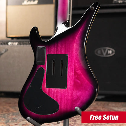 Schecter Blackjack SLS Avenger FR-S Electric Guitar - Transparent Purple Burst with Hardshell Case - Used