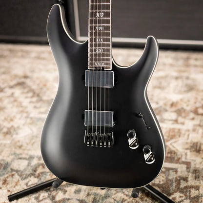 Schecter C-1 SLS Elite Evil Twin Electric Guitar - Satin Black