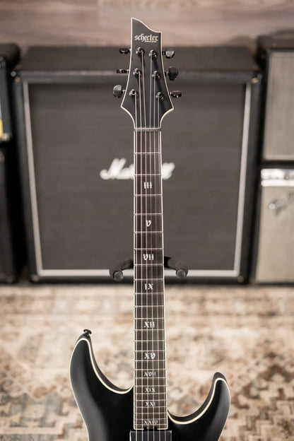 Schecter C-1 SLS Elite Evil Twin Electric Guitar - Satin Black