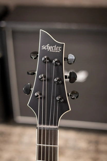 Schecter C-1 SLS Elite Evil Twin Electric Guitar - Satin Black