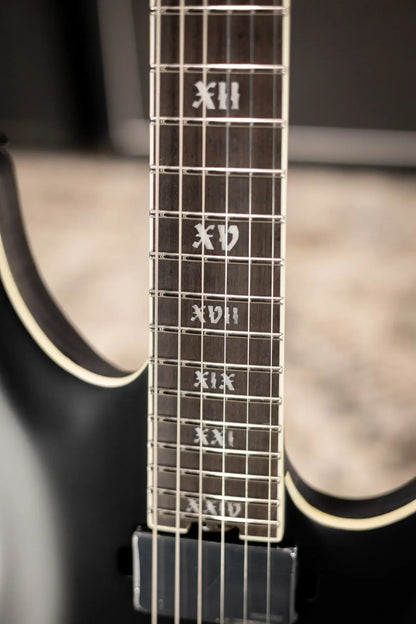Schecter C-1 SLS Elite Evil Twin Electric Guitar - Satin Black
