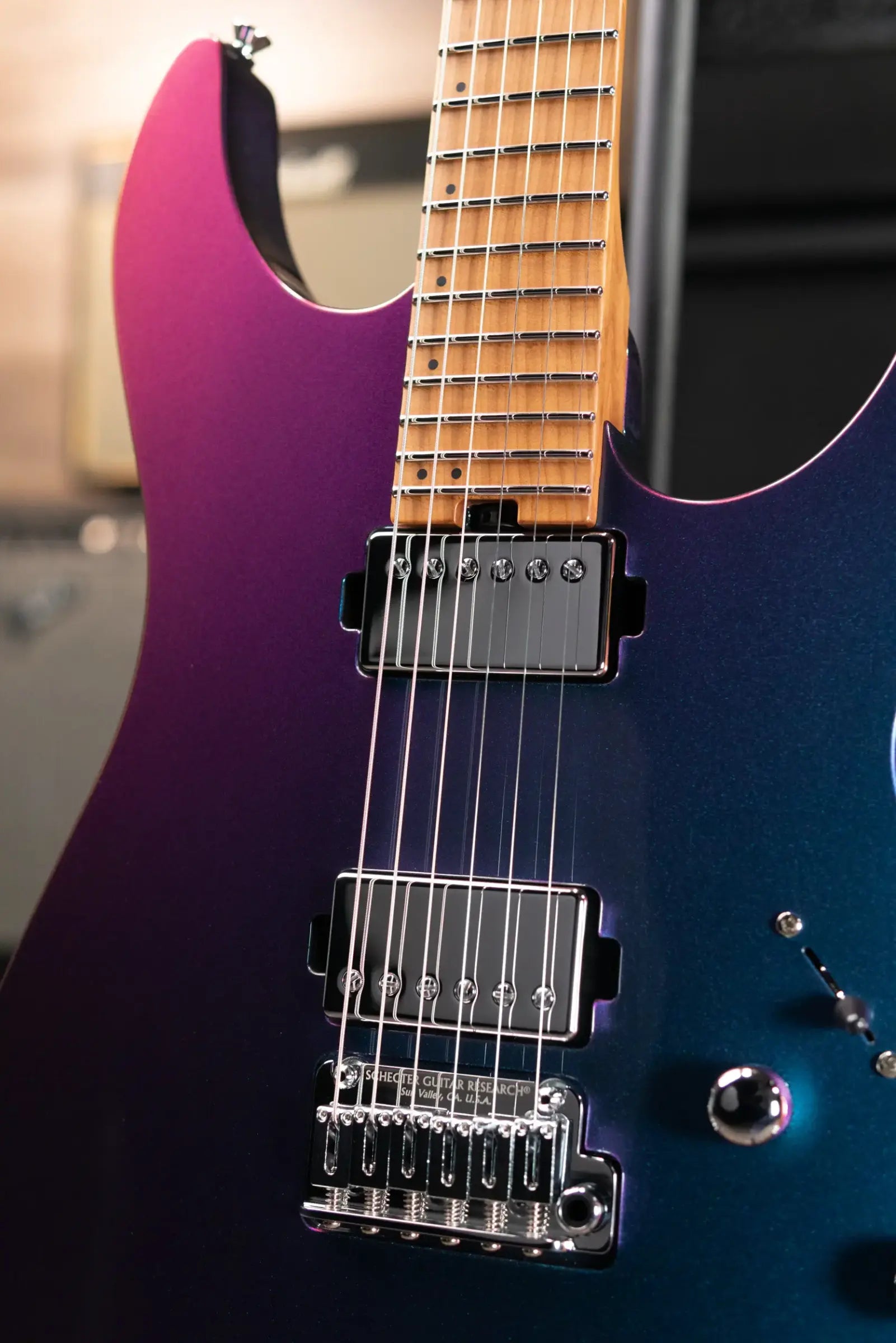 Schecter Custom Shop Pryzm HH Electric Guitar with Hardshell Case