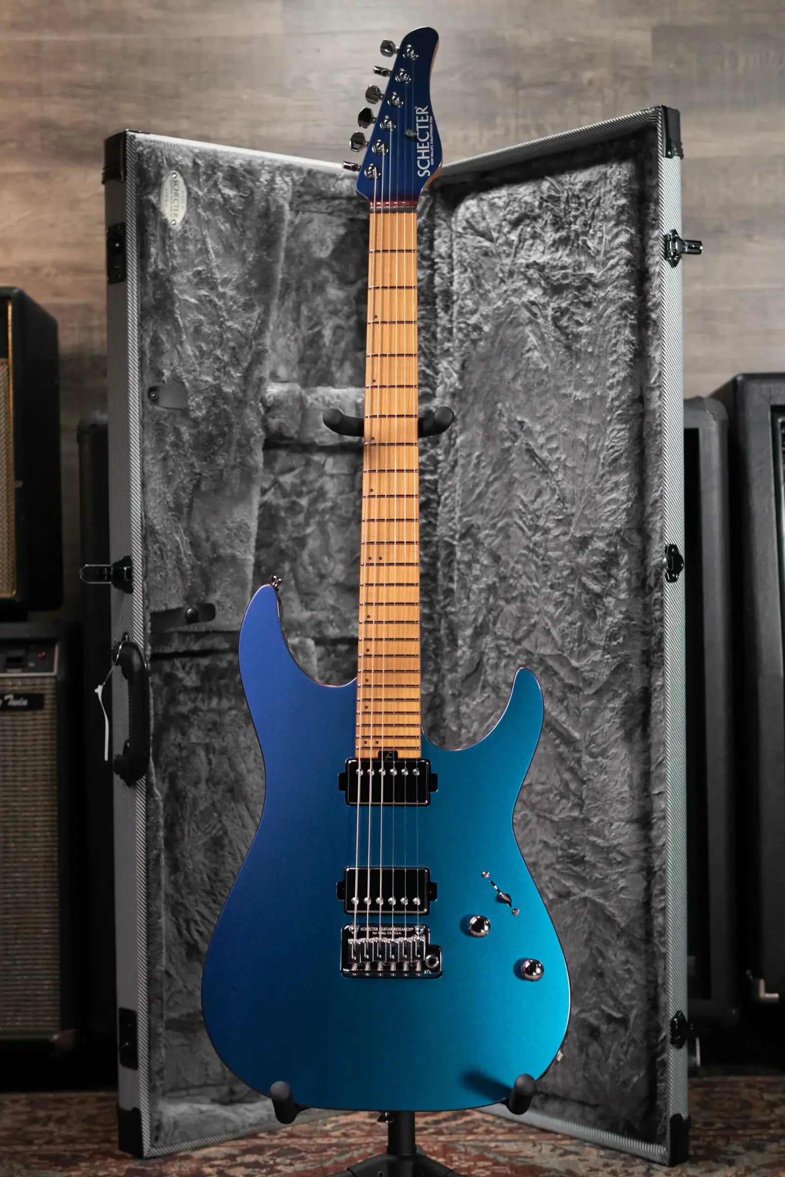 Schecter Custom Shop Pryzm HH Electric Guitar with Hardshell Case