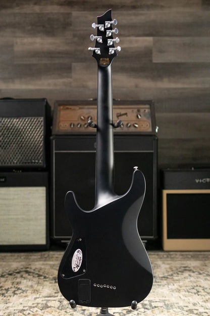 Schecter Damien Platinum-7 7-String Electric Guitar - Satin Black