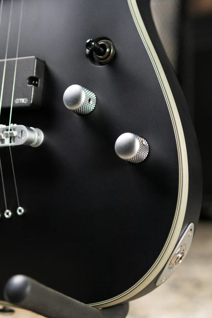 Schecter Damien Platinum-7 7-String Electric Guitar - Satin Black