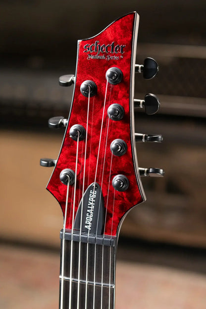 Schecter Diamond Series Apocalypse C-7 Electric Guitar Red Reign - Used