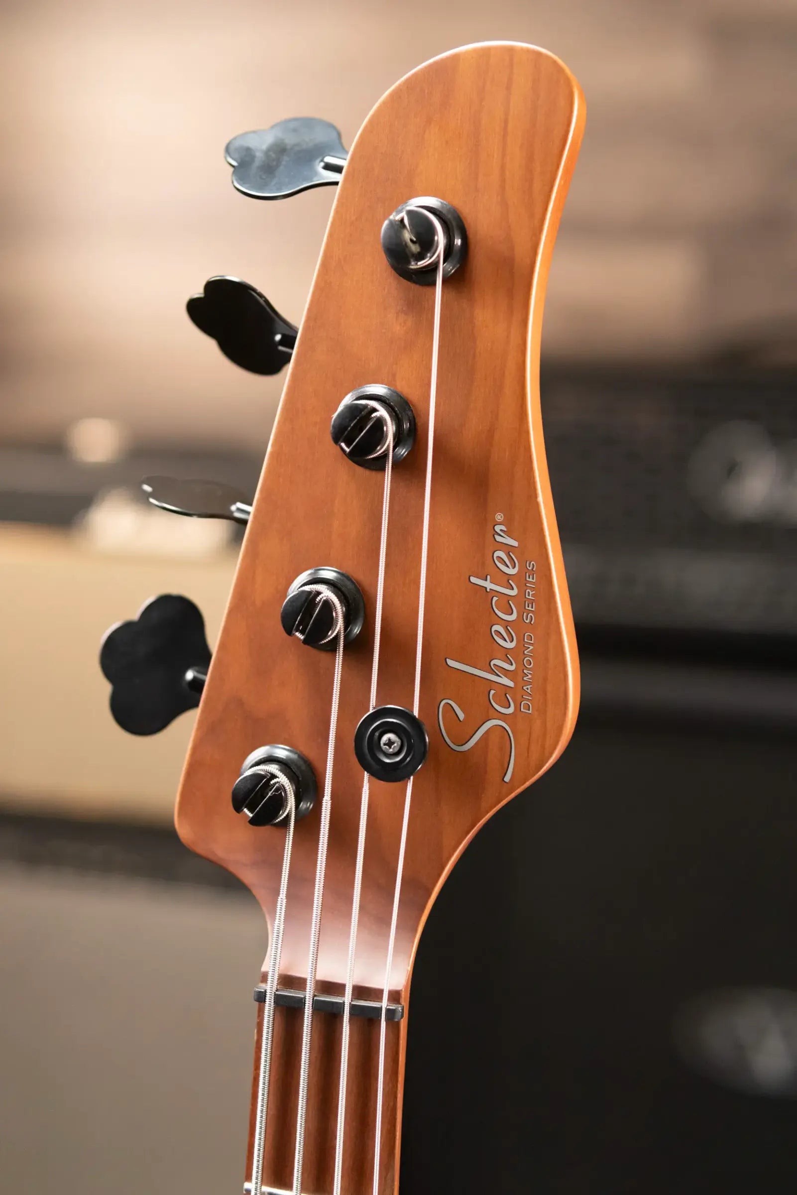 Schecter Diamond Series Nikki Sixx J-4 Electric Bass - Worn Ivory - Used