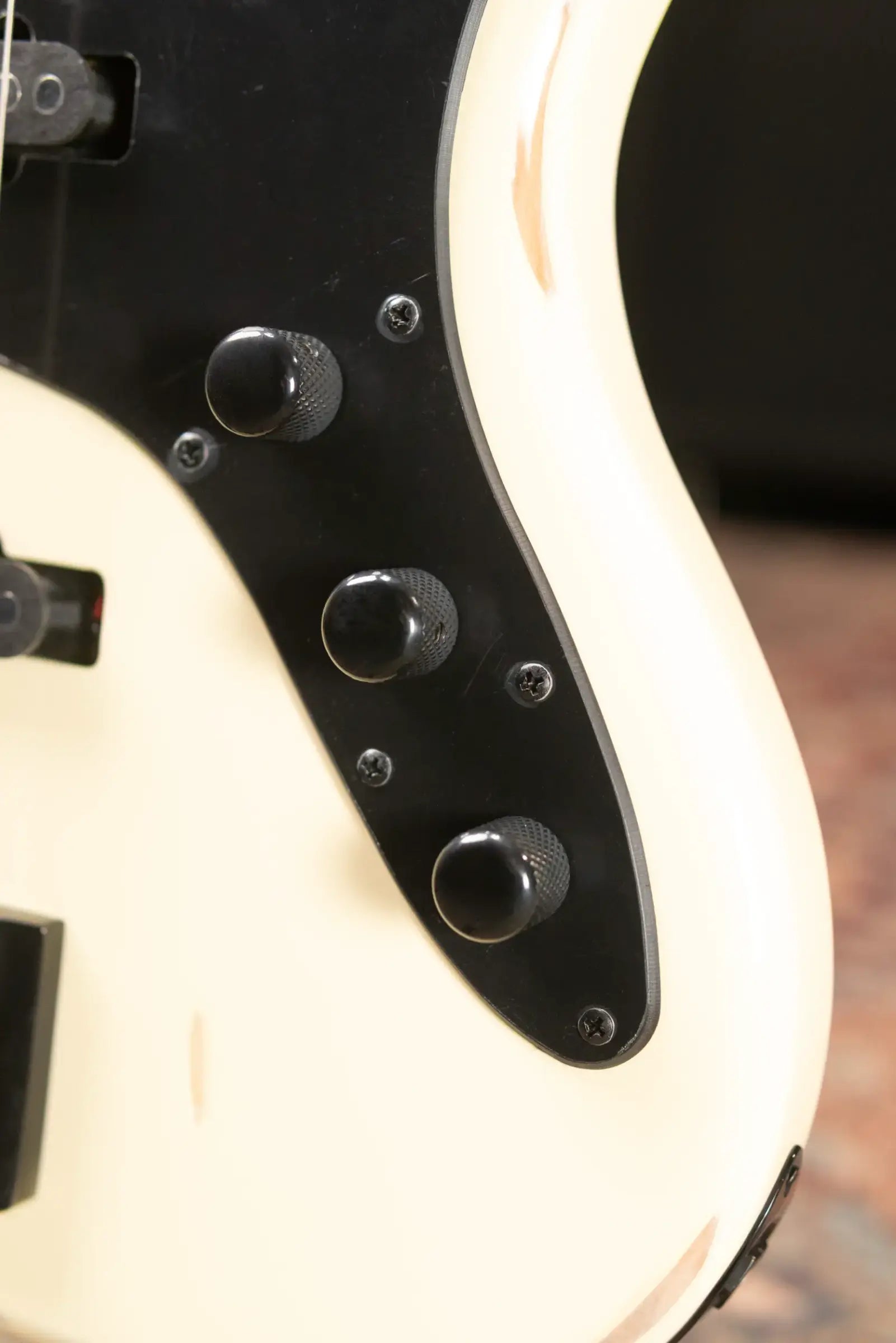 Schecter Diamond Series Nikki Sixx J-4 Electric Bass - Worn Ivory - Used