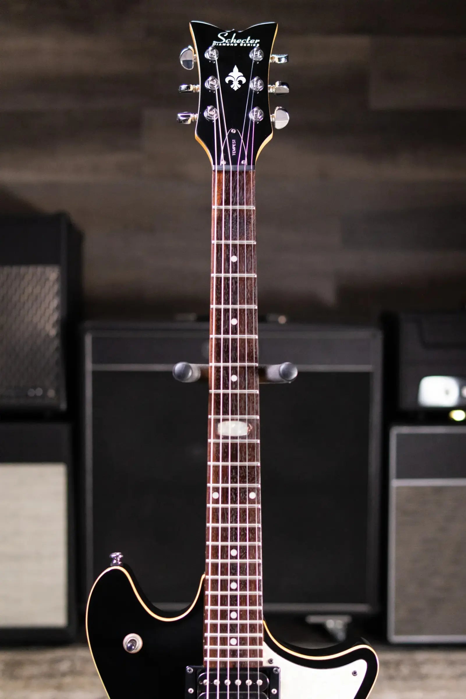 Schecter Diamond Series Tempest Electric Guitar - Black with Gig Bag - Used
