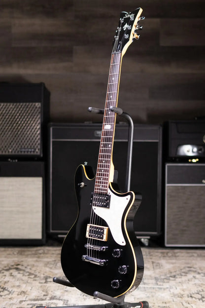 Schecter Diamond Series Tempest Electric Guitar - Black with Gig Bag - Used
