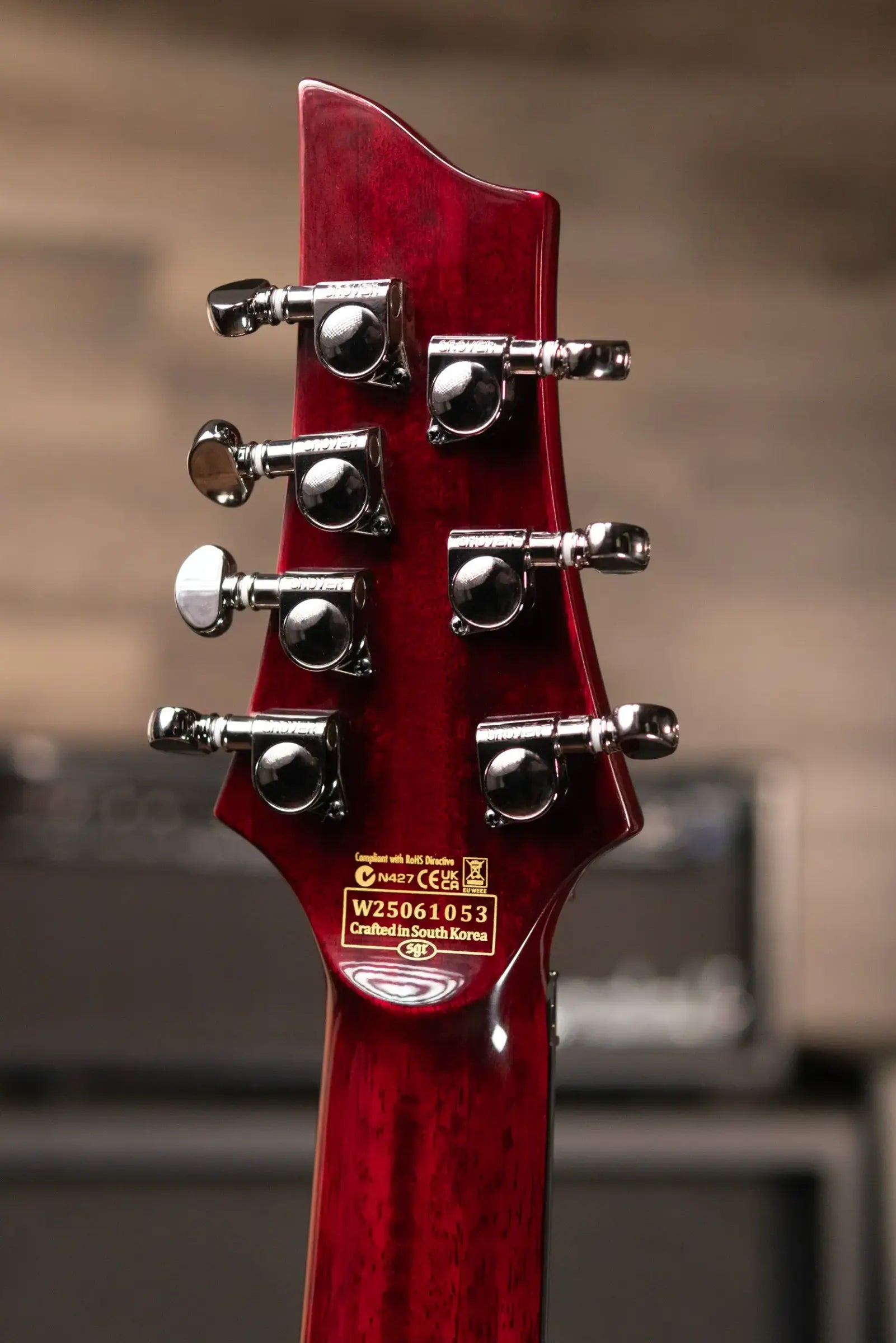 Schecter Hellraiser C-7 FR-S 7-String Electric Guitar - Black Cherry with Hardshell Case - Used