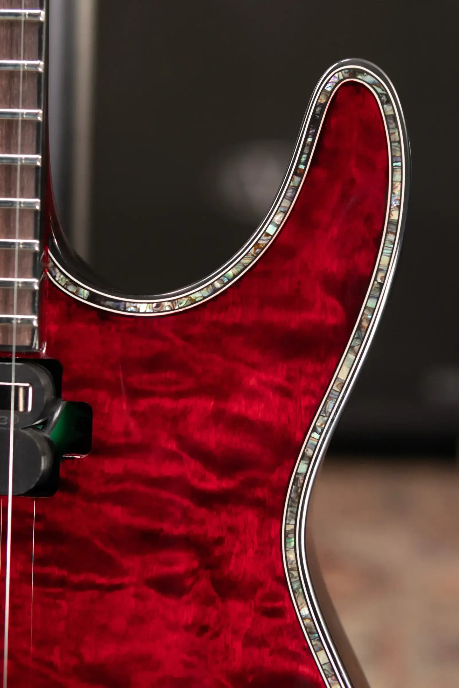 Schecter Hellraiser C-7 FR-S 7-String Electric Guitar - Black Cherry with Hardshell Case - Used