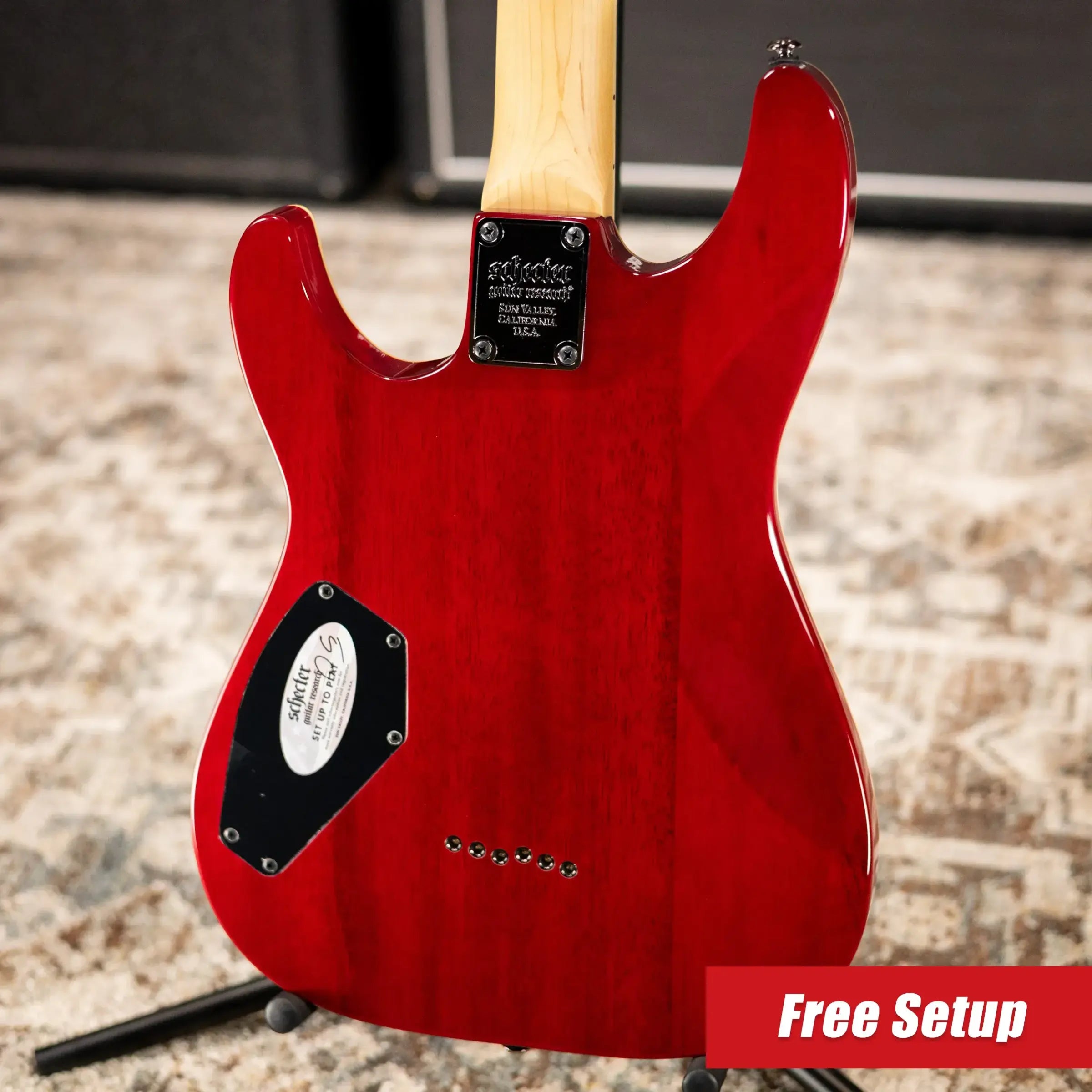 Schecter Omen Extreme-6 Electric Guitar - Black Cherry