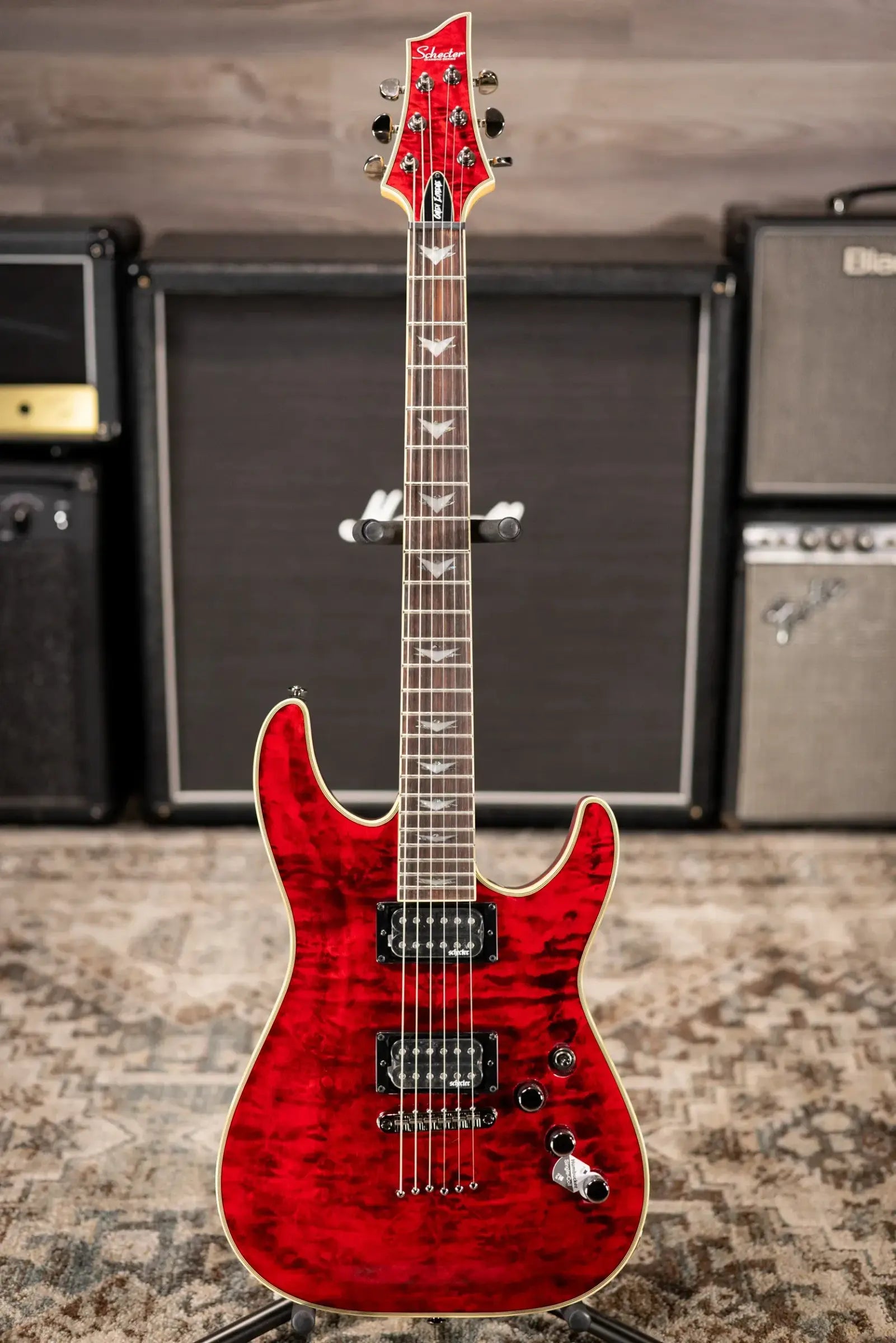 Schecter Omen Extreme-6 Electric Guitar - Black Cherry