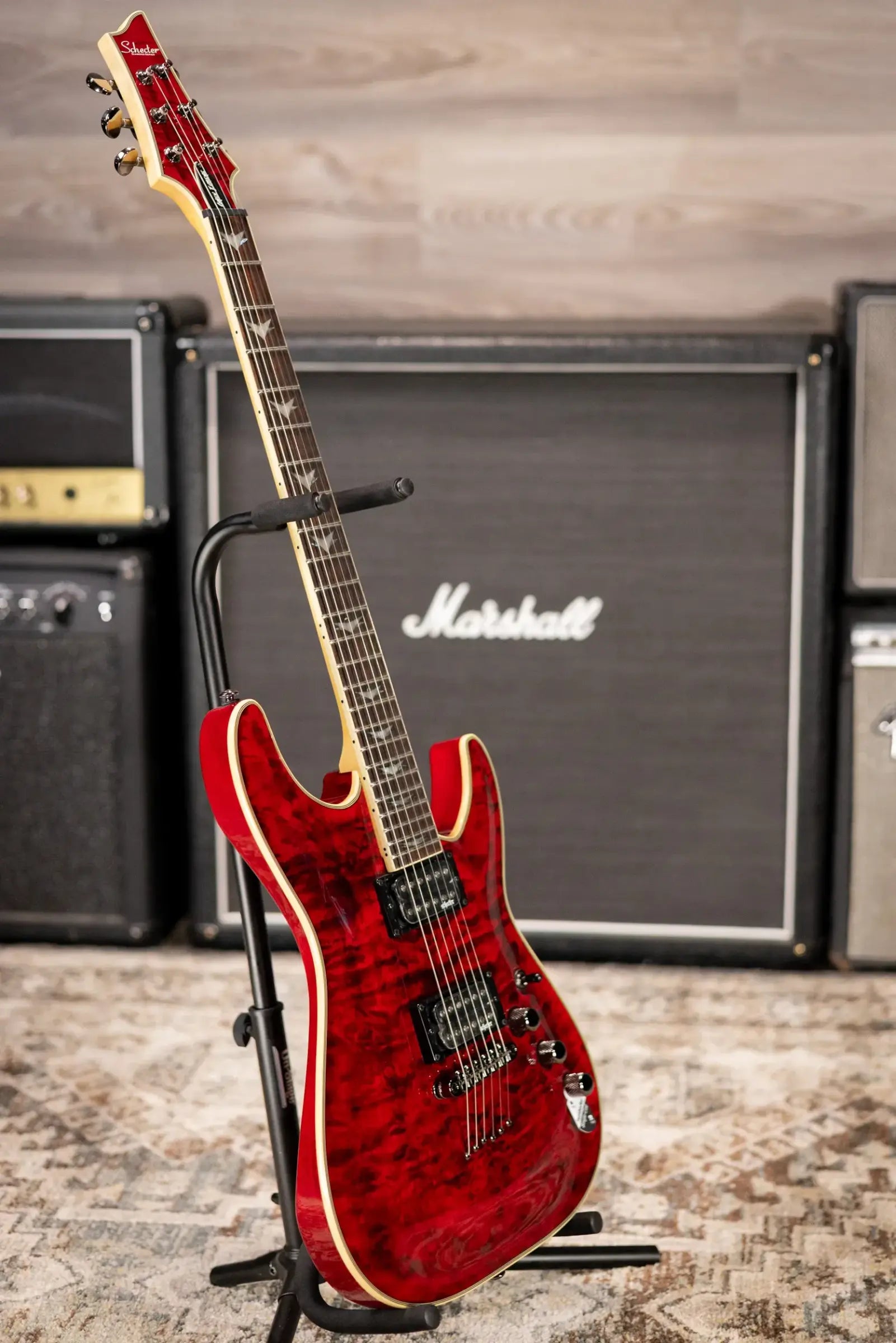 Schecter Omen Extreme-6 Electric Guitar - Black Cherry