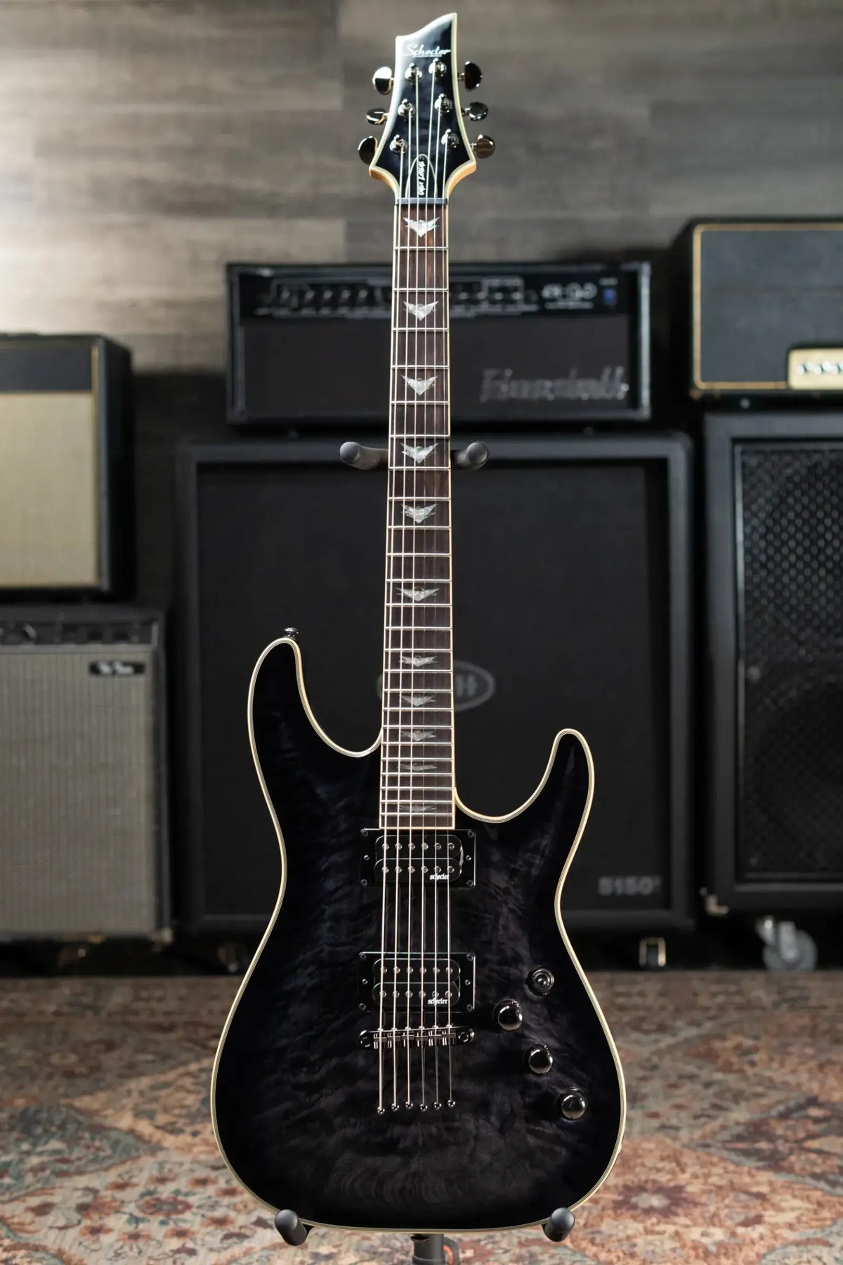 Schecter Omen Extreme-6 Electric Guitar - See Thru Black
