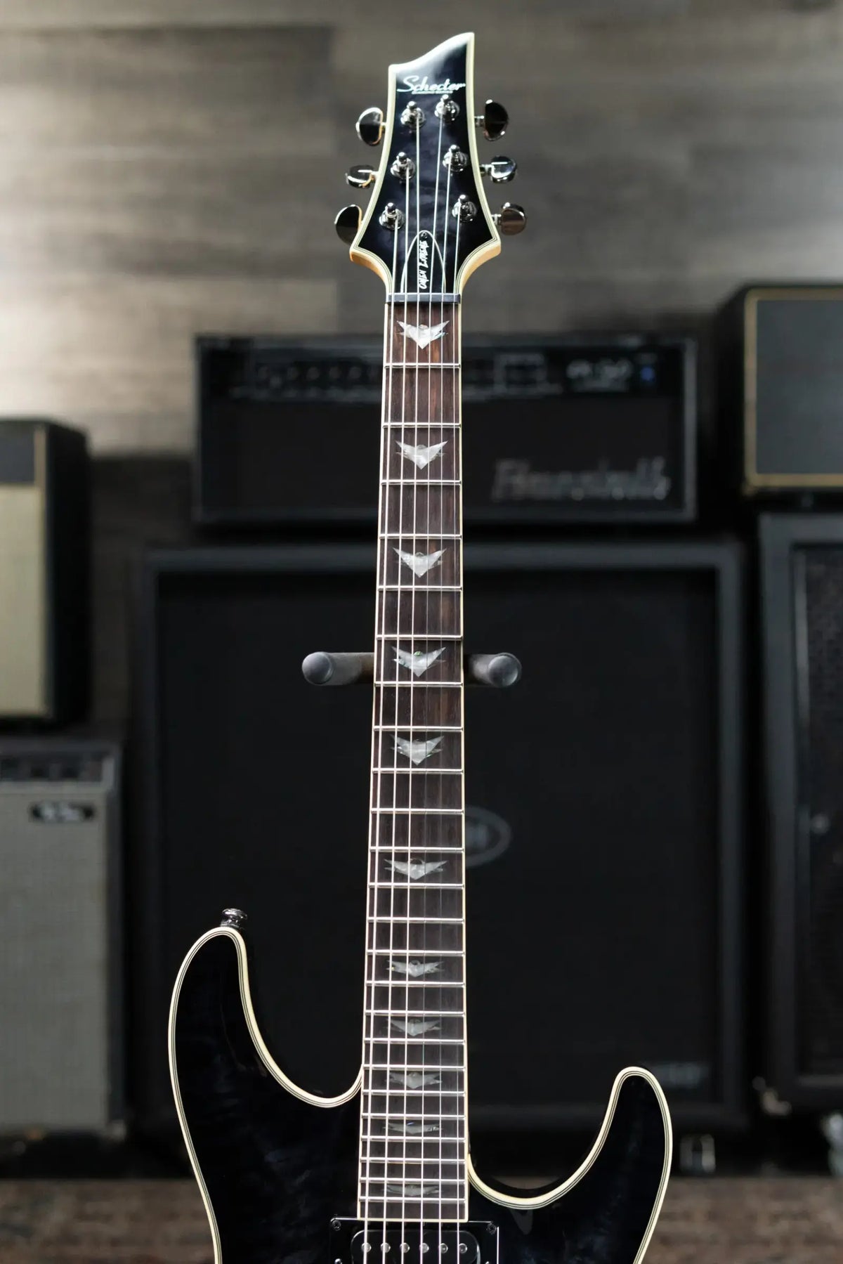 Schecter Omen Extreme-6 Electric Guitar - See Thru Black