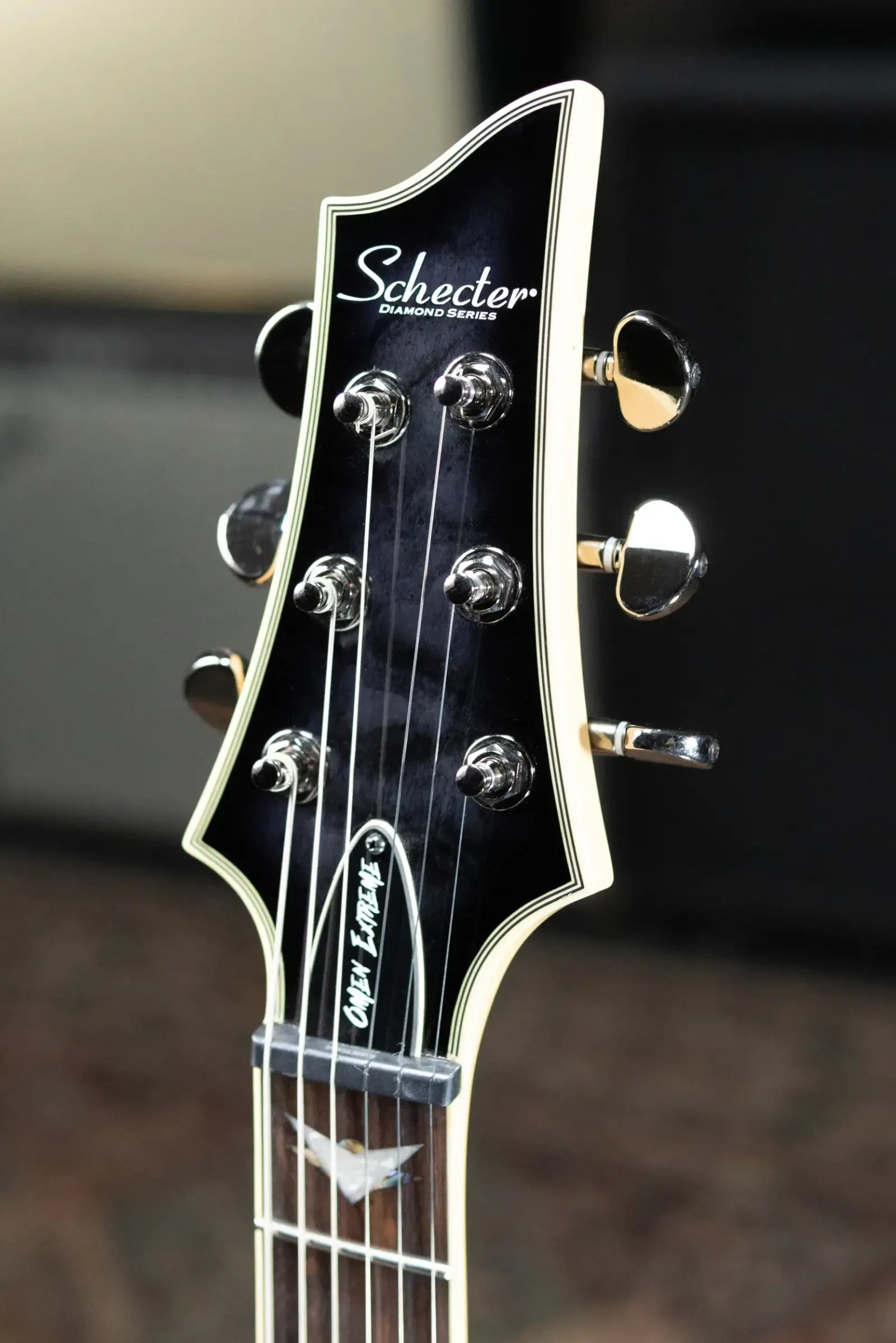 Schecter Omen Extreme-6 Electric Guitar - See Thru Black