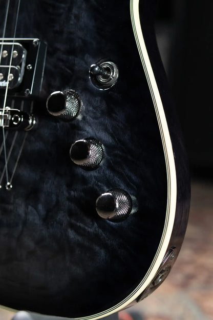 Schecter Omen Extreme-6 Electric Guitar - See Thru Black