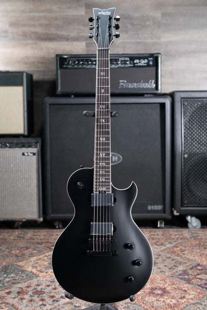 Schecter Solo-II SLS Elite Evil Twin Electric Guitar - Satin Black