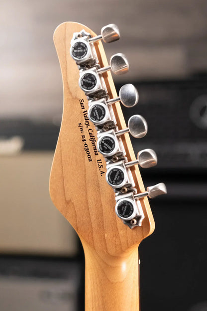 Schecter USA Custom PT Wembley Studio Electric Guitar Sonic Blue with Hardshell Case - Used