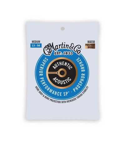 Martin MA550 13-56 Authentic Acoustic SP® Guitar Strings Phosphor Bronze