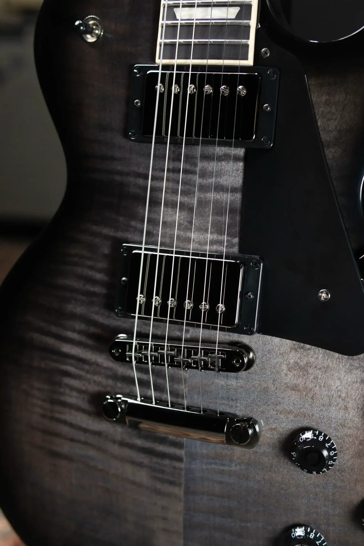 Gibson Les Paul Studio Session Electric Guitar - Translucent Ebony Burst with Gig Bag