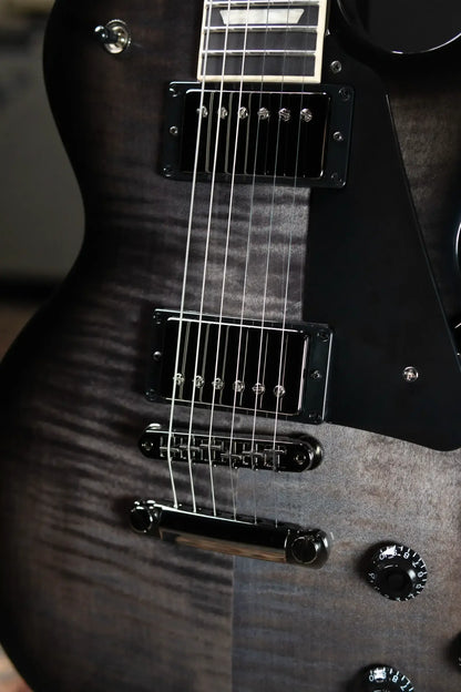 Gibson Les Paul Studio Session Electric Guitar - Translucent Ebony Burst with Gig Bag