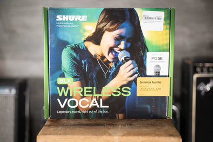 Shure BLX24/PG58 Handheld Wireless System with PG58 Handheld Microphone H10
