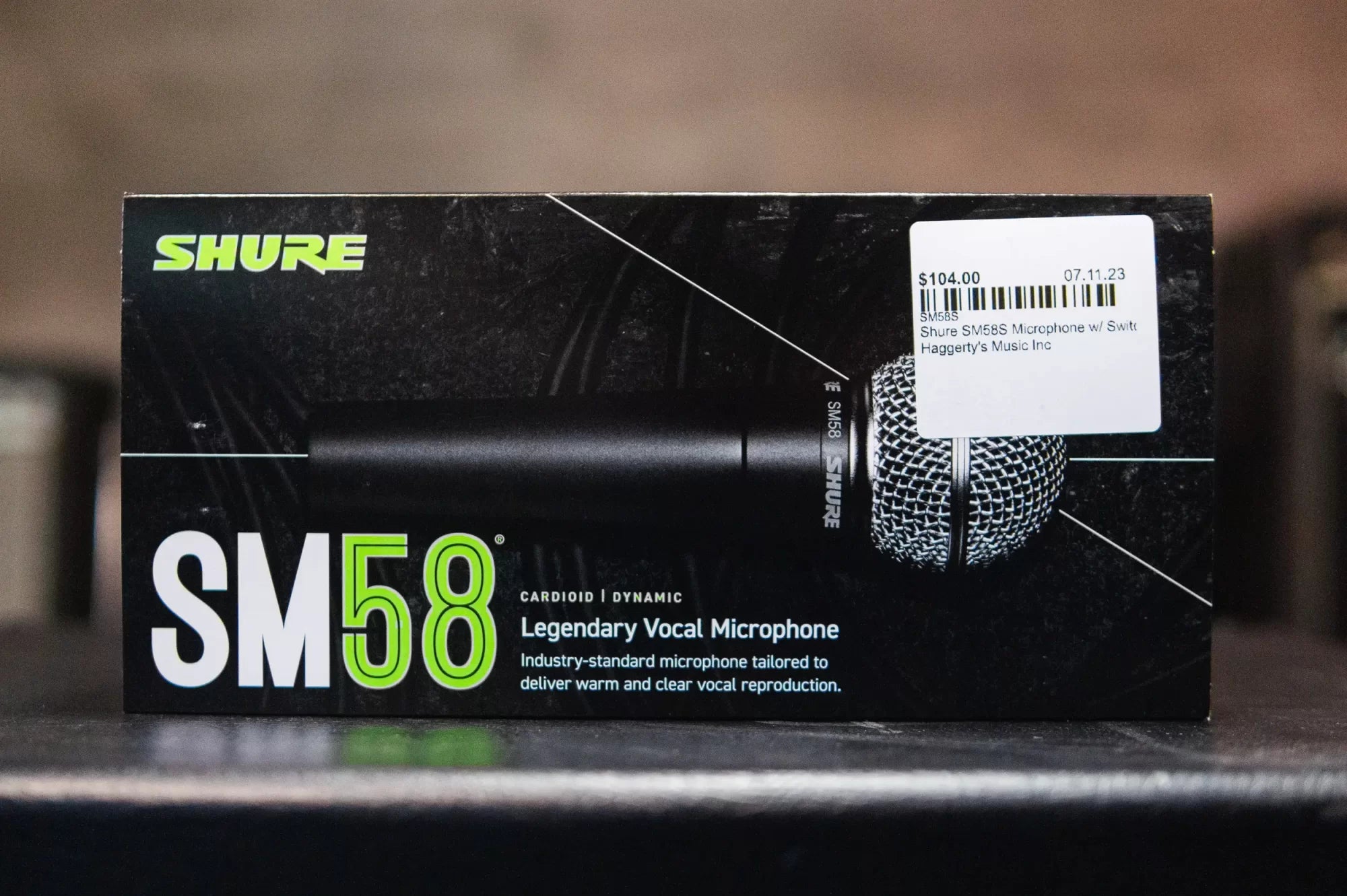 Shure SM58S Microphone with Switch