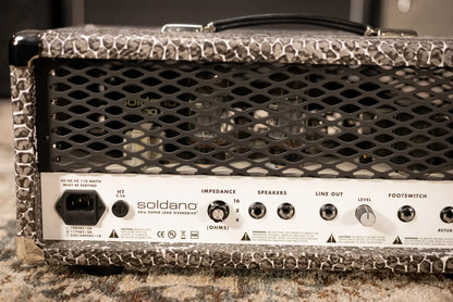 Soldano SLO-30 Super Lead Overdrive 30-Watt Tube Guitar Amp Head Snakeskin - Used