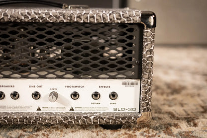 Soldano SLO-30 Super Lead Overdrive 30-Watt Tube Guitar Amp Head Snakeskin - Used
