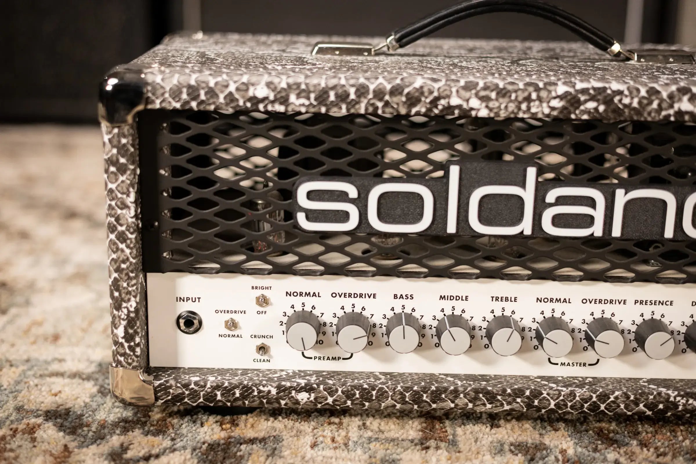 Soldano SLO-30 Super Lead Overdrive 30-Watt Tube Guitar Amp Head Snakeskin - Used
