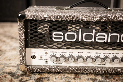 Soldano SLO-30 Super Lead Overdrive 30-Watt Tube Guitar Amp Head Snakeskin - Used