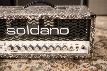 Soldano SLO-30 Super Lead Overdrive 30-Watt Tube Guitar Amp Head Snakeskin - Used
