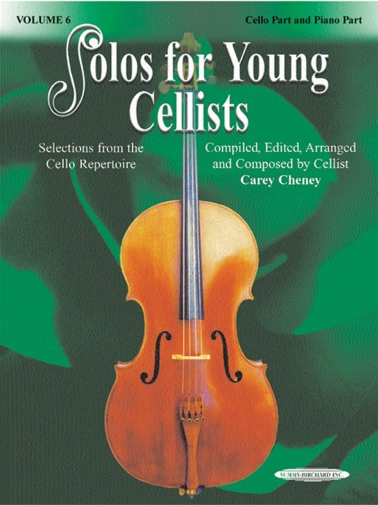 Solos for Young Cellists Cello & Piano- Volume 6